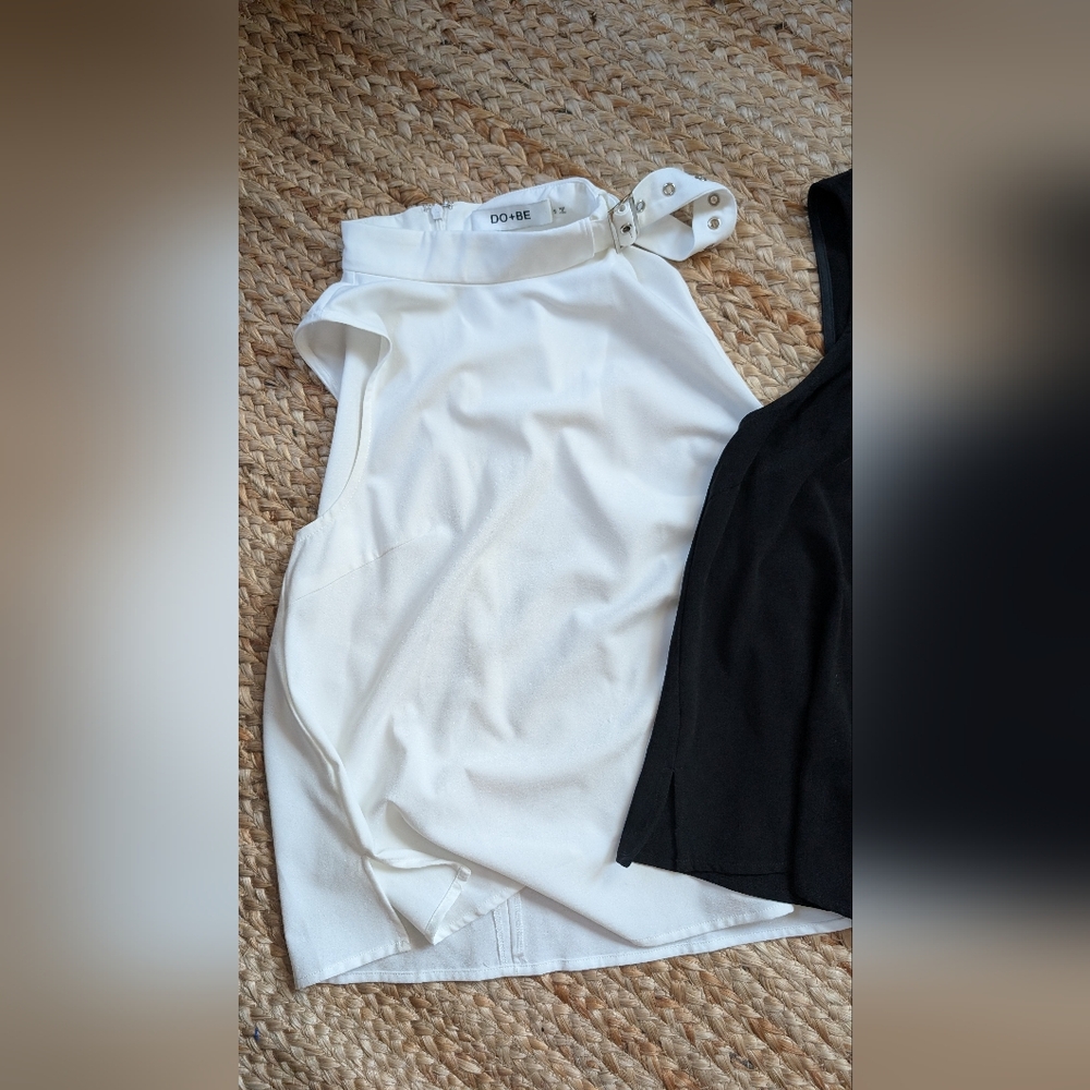 White Tank Blouse for Women